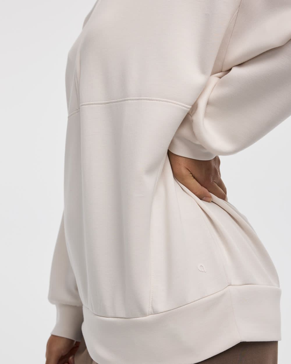 Half-Zip Mock-Neck Pullover - HYLUX Hyba - Image 7