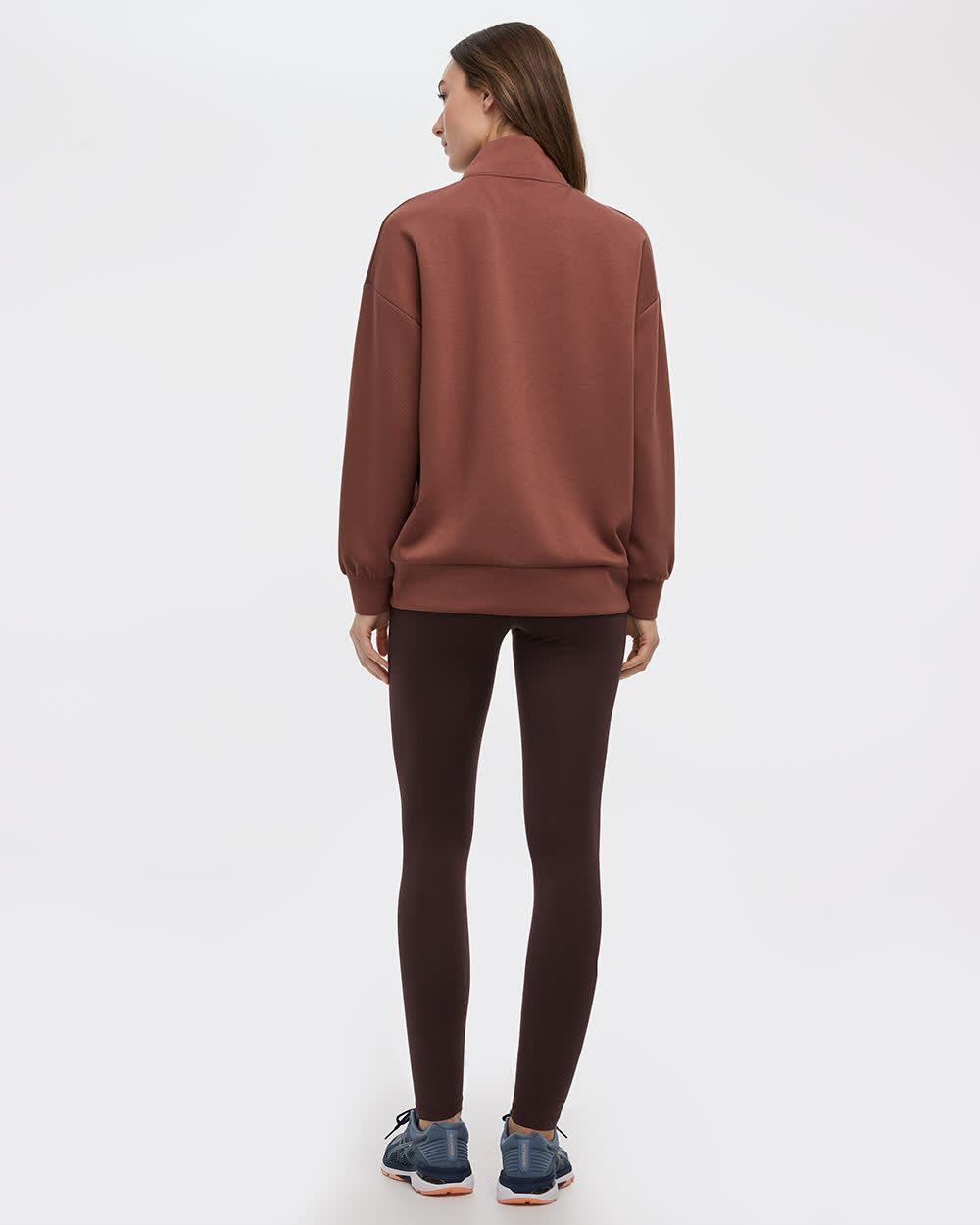 Half-Zip Mock-Neck Pullover - HYLUX Hyba - Image 9