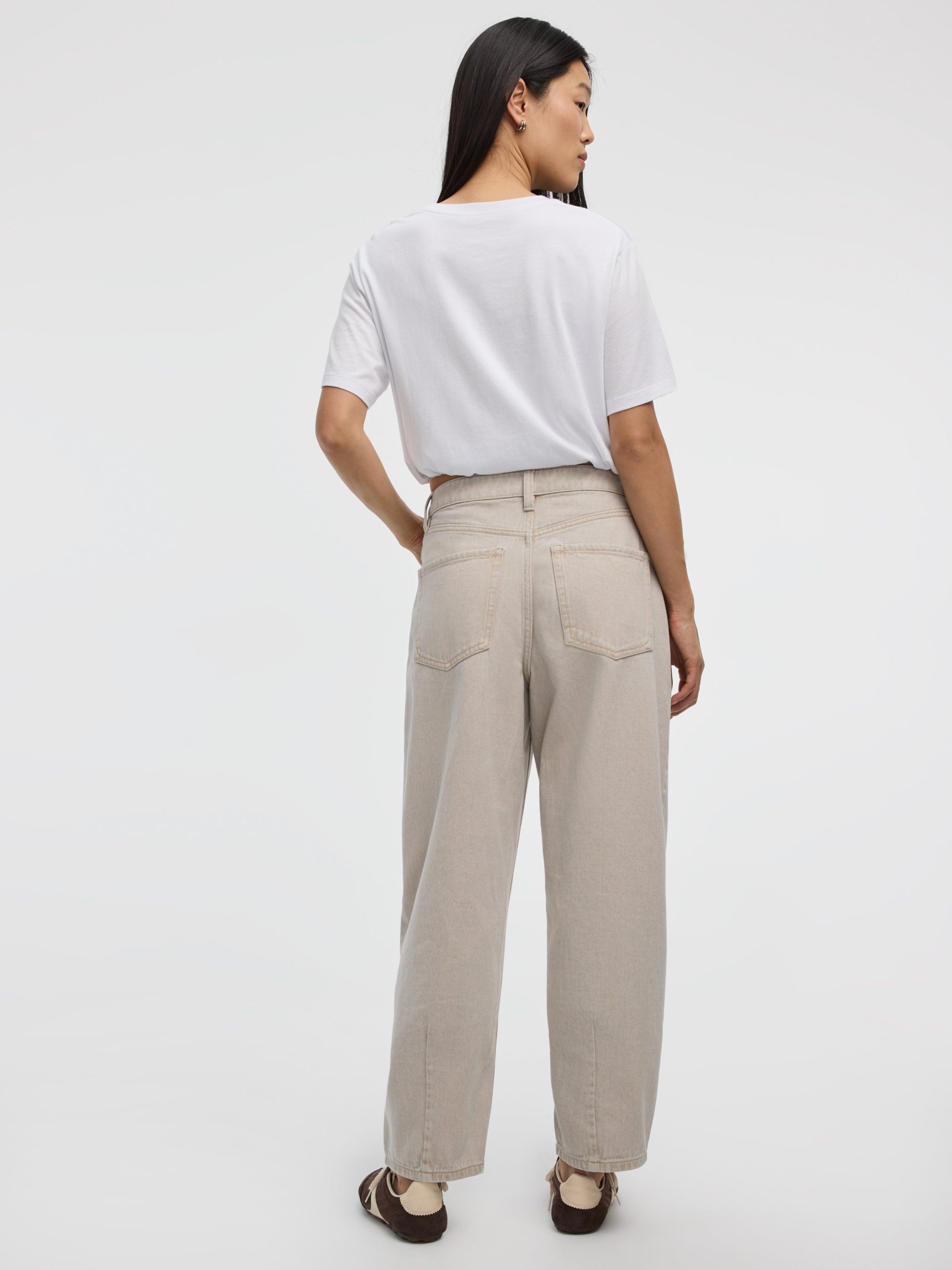 High-Rise Barrel Jeans - Image 2