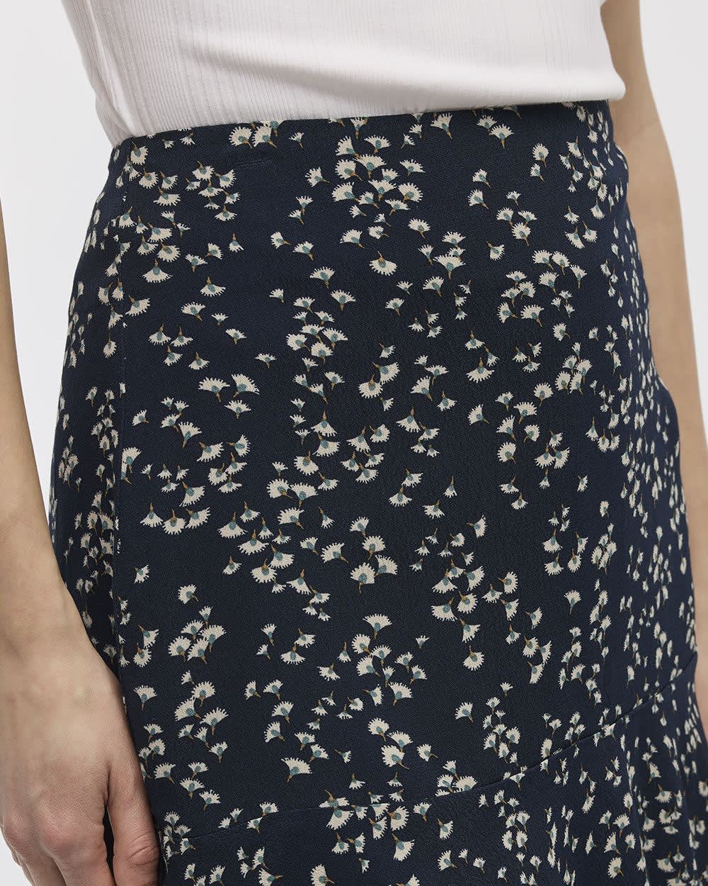 Mini Skirt with Ruffled Hem - Image 8