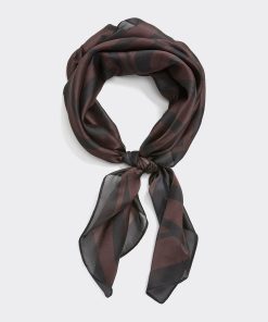 Zebra-Print Square Scarf