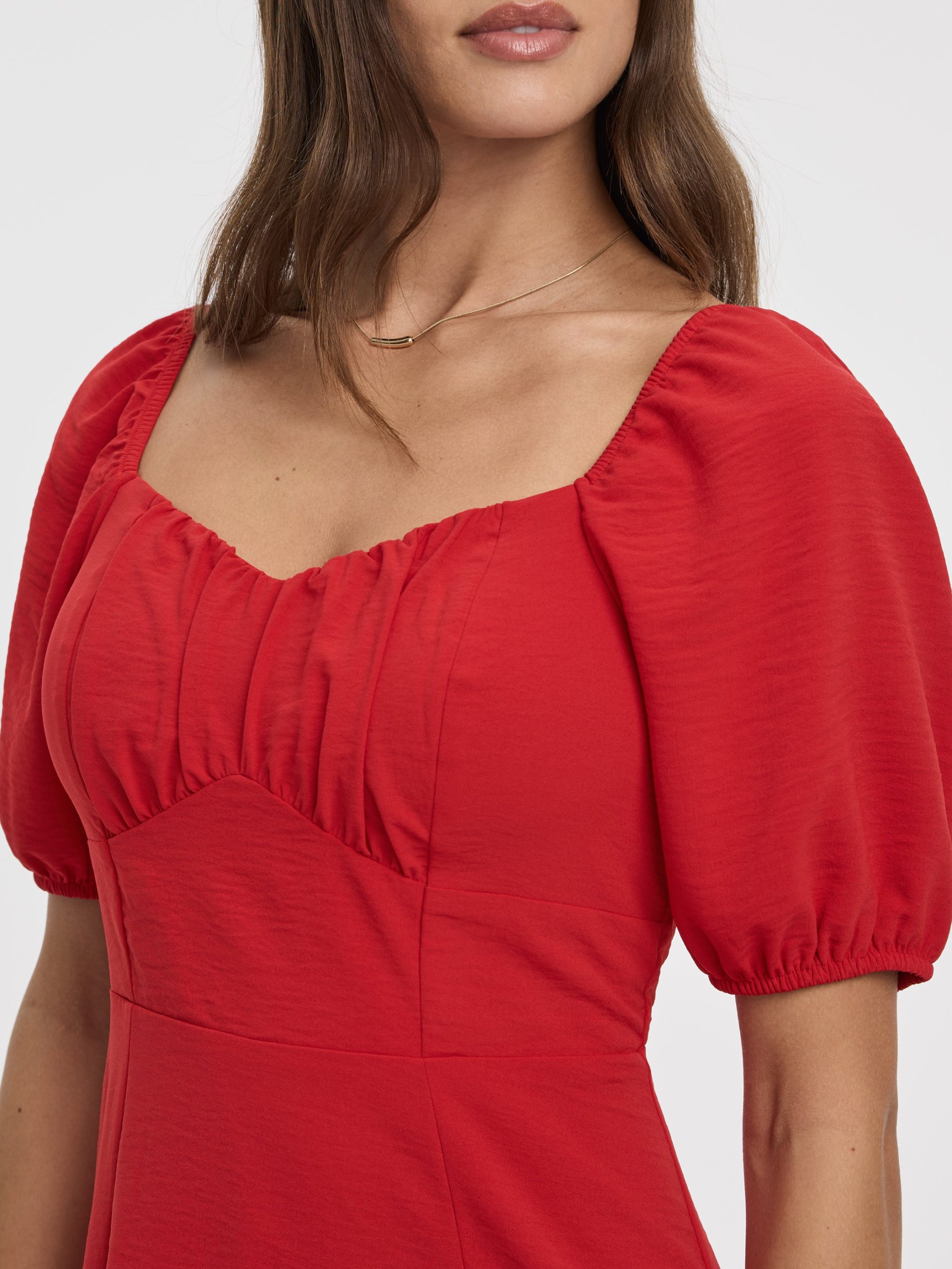 Maxi Dress with Bubble Sleeves - Image 2