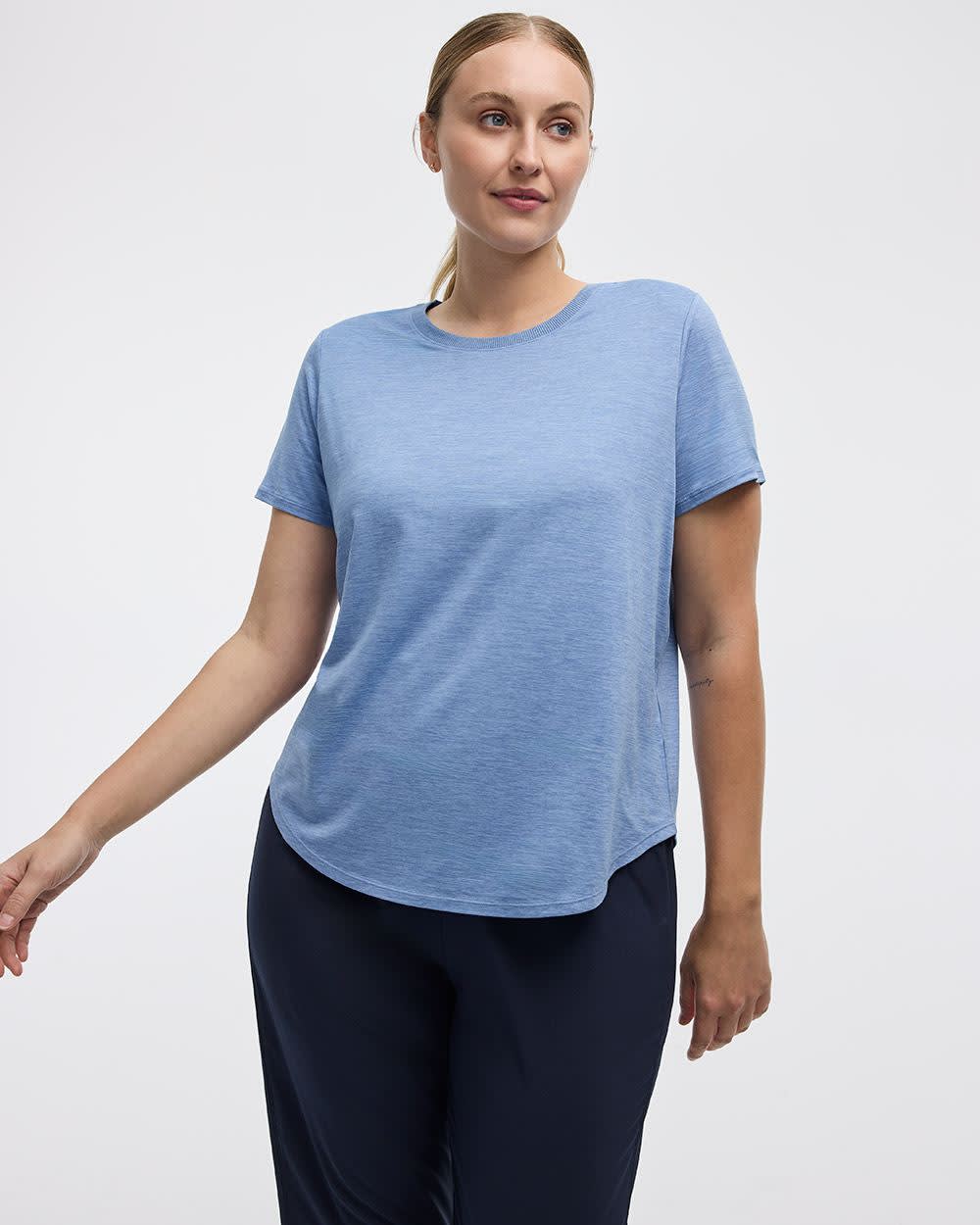 Short-Sleeve Crew-Neck Tee - DRY-LUX (R) Hyba Essentials - Image 5