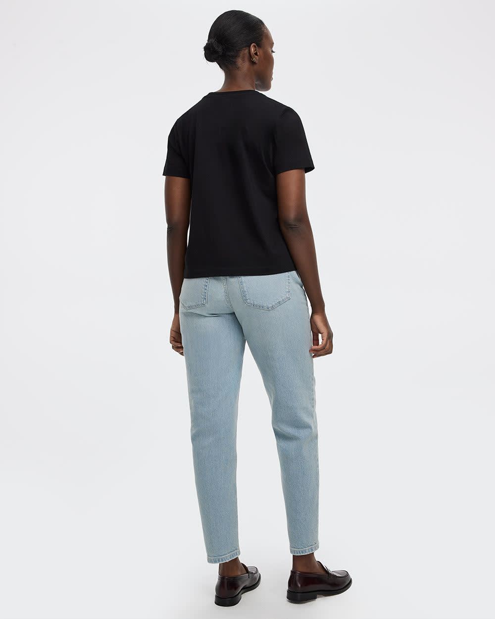 Boyfriend Crew-Neck T-Shirt - R Essentials - Image 2