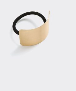 Hair Tie with Large Metal Piece