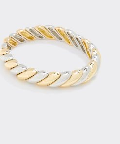 Two-Tone Elastic Bracelet