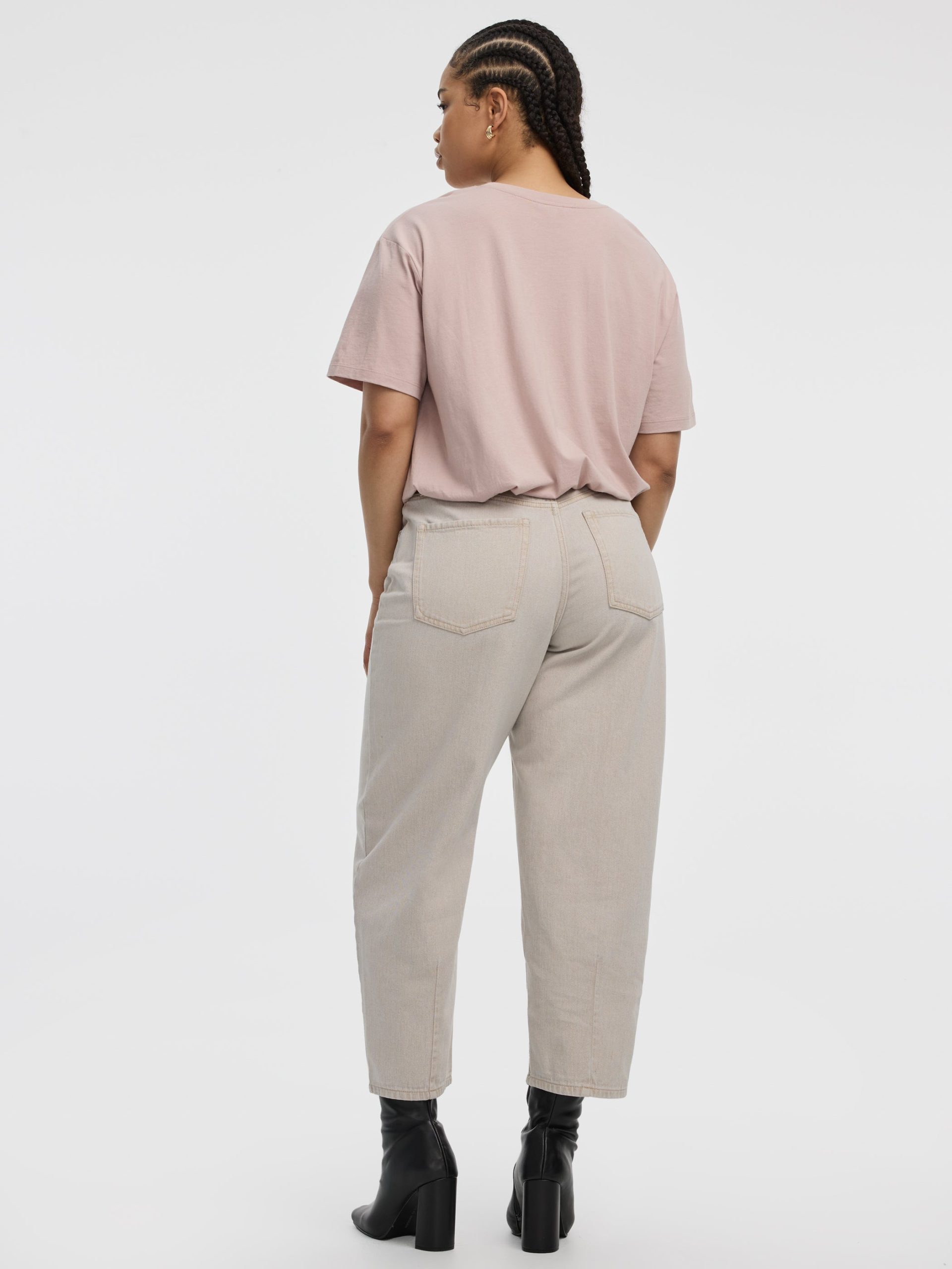 Crew-Neck Tee with Bubble Hem - Image 26