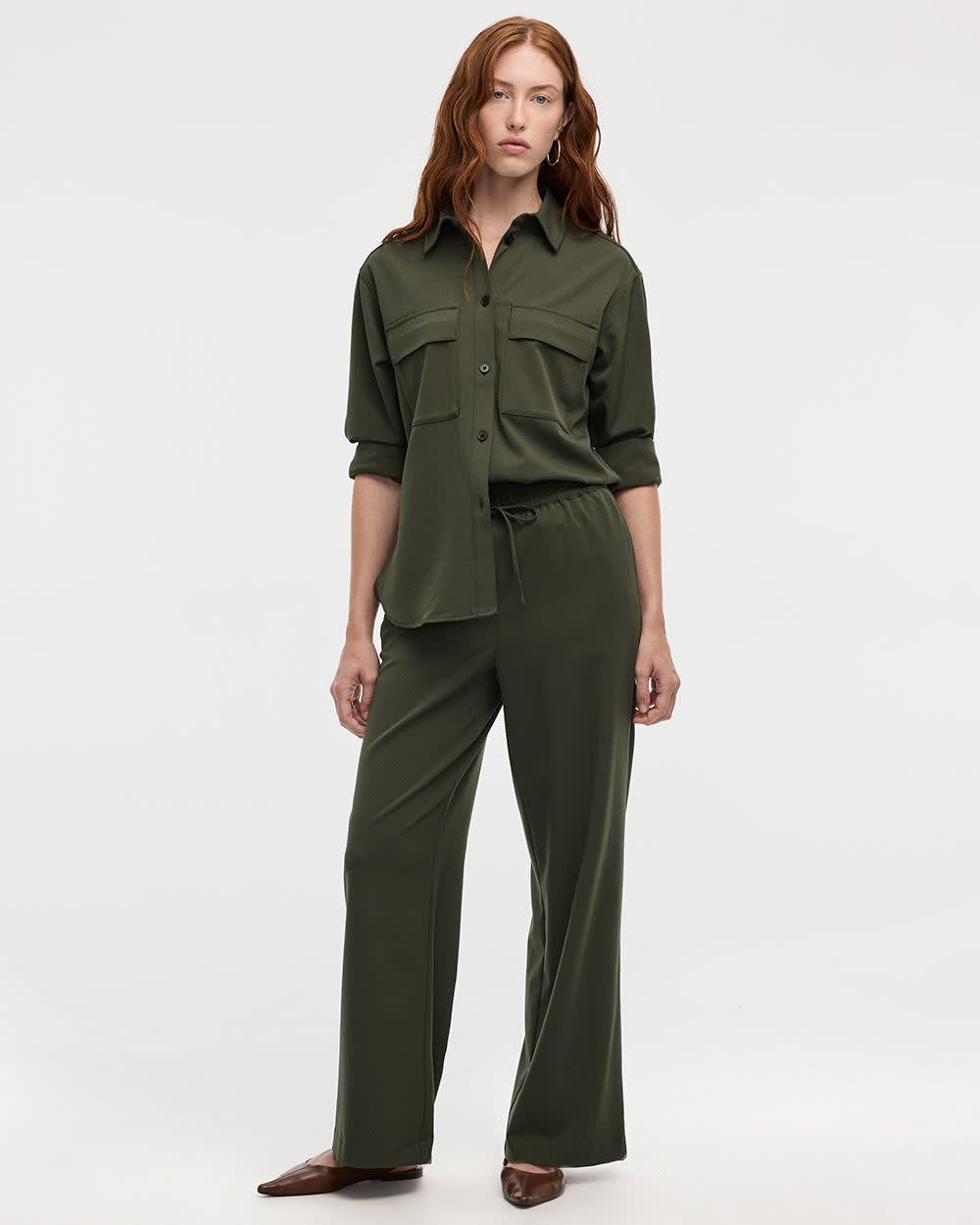 Wide-Leg High-Rise Pull-On Pant - The Timeless - Image 15