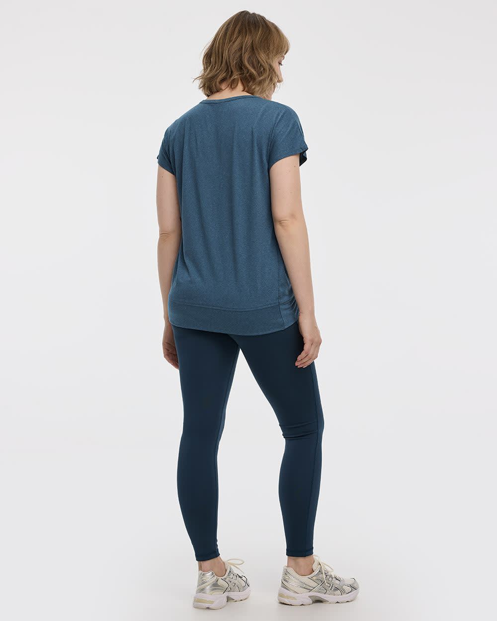 Crew-Neck T-Shirt with Twisted Front - Hyba - Image 6