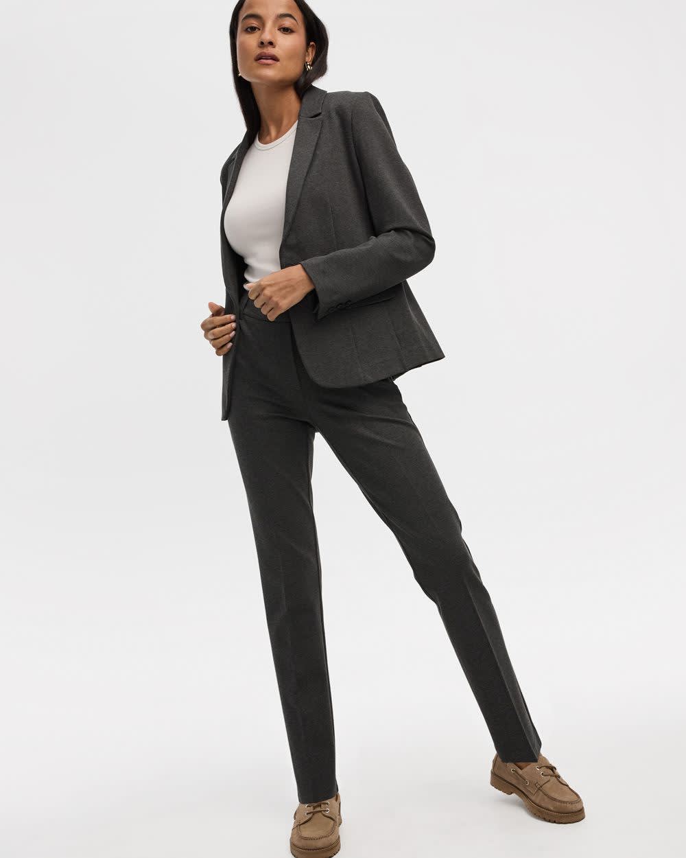 Straight-Leg High-Rise Pants - The Modern Stretch (R) - Image 4