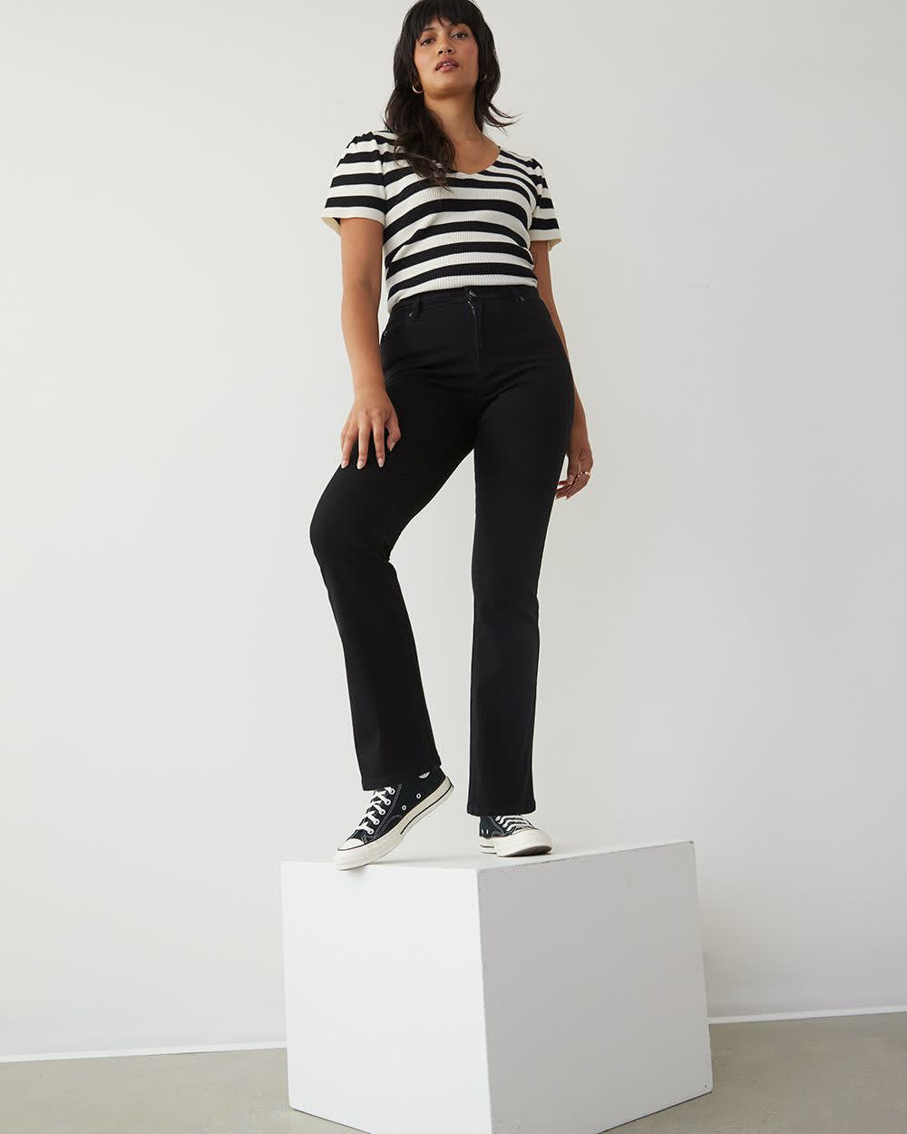 Boot-Leg Mid-Rise Jean - Image 4