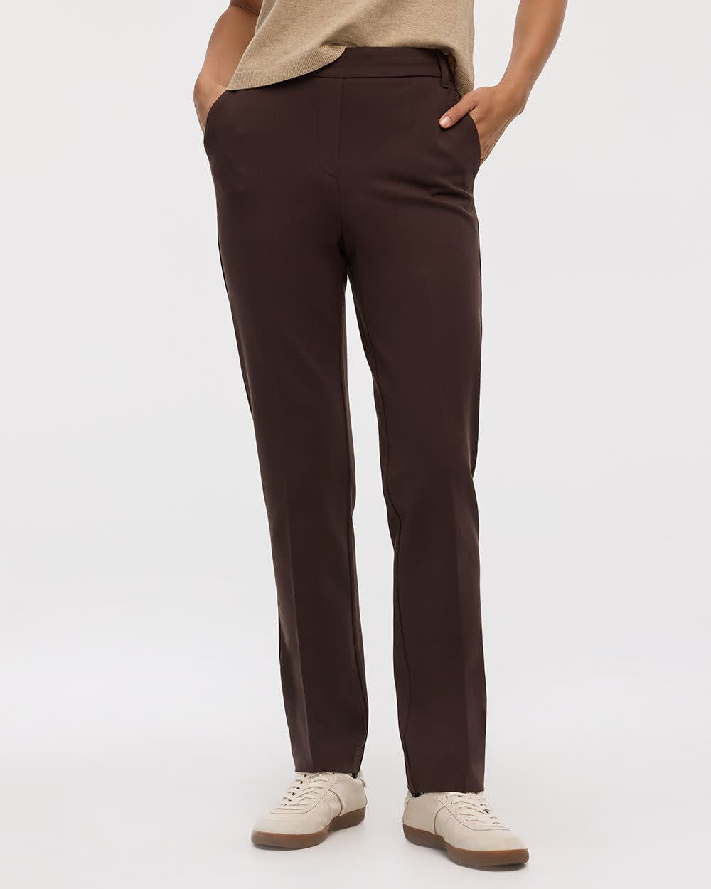 Straight-Leg High-Rise Pants - The Modern Stretch (R) - Image 7