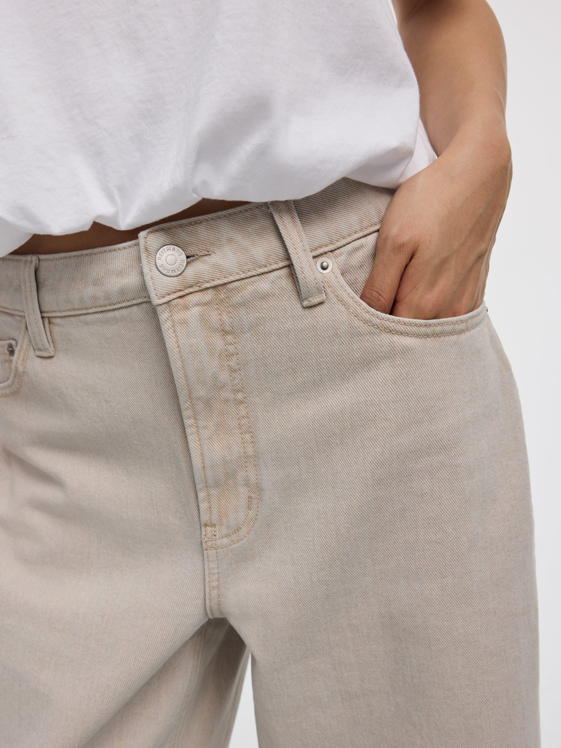 High-Rise Barrel Jeans - Image 5