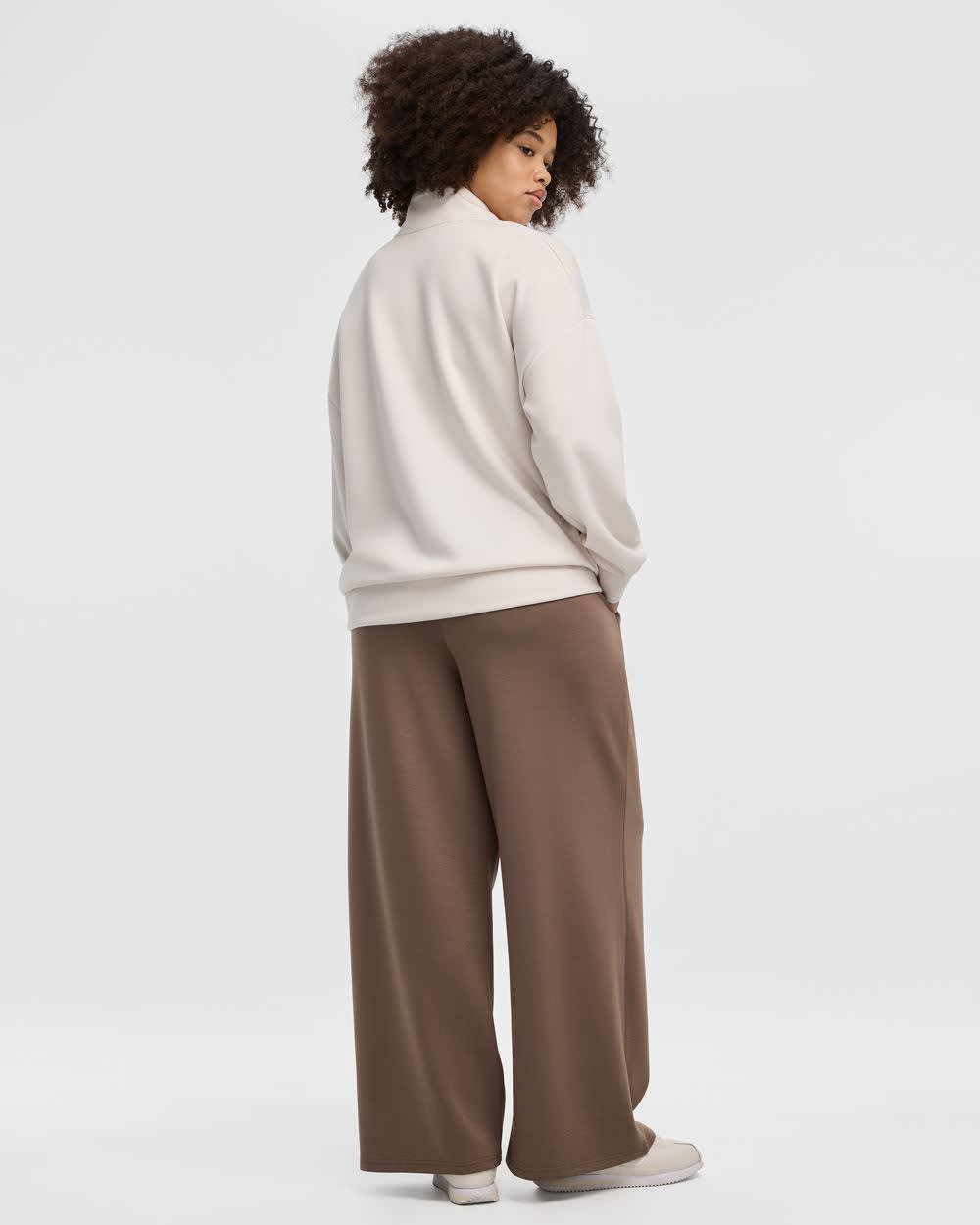 Half-Zip Mock-Neck Pullover - HYLUX Hyba - Image 2