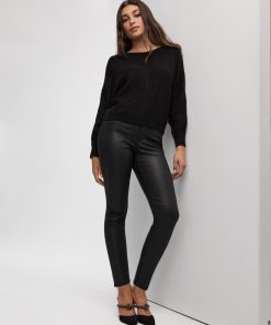 Skinny-Leg High-Rise Coated Jeans - The Signature (R)