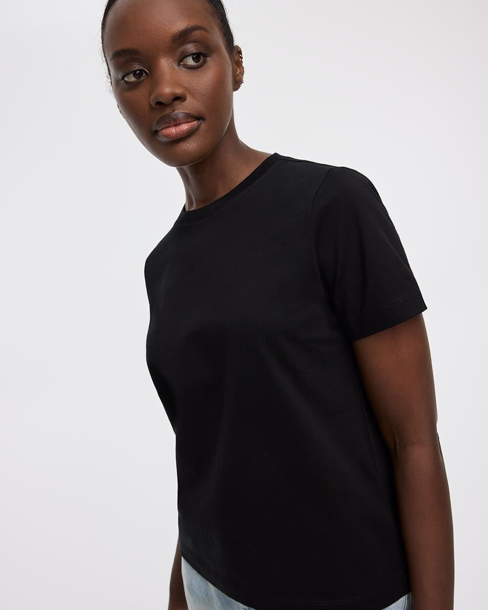 Boyfriend Crew-Neck T-Shirt - R Essentials - Image 4