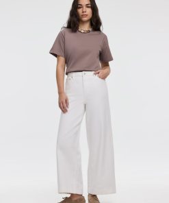 Wide-Leg High-Rise Jean