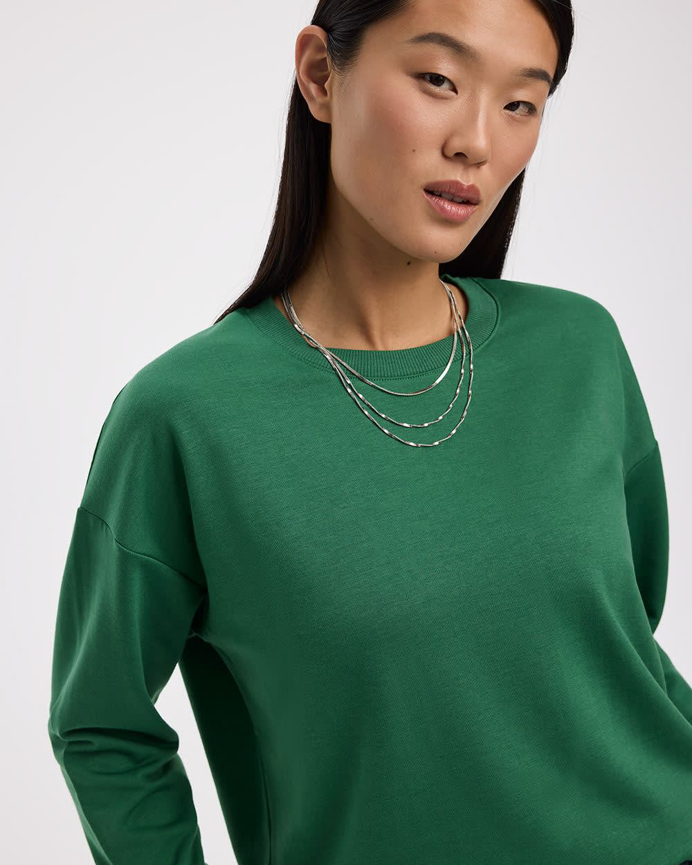 Long-Sleeve Crew-Neck Sweatshirt - R Essentials - Image 24