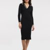 Bodycon Polo Midi Dress