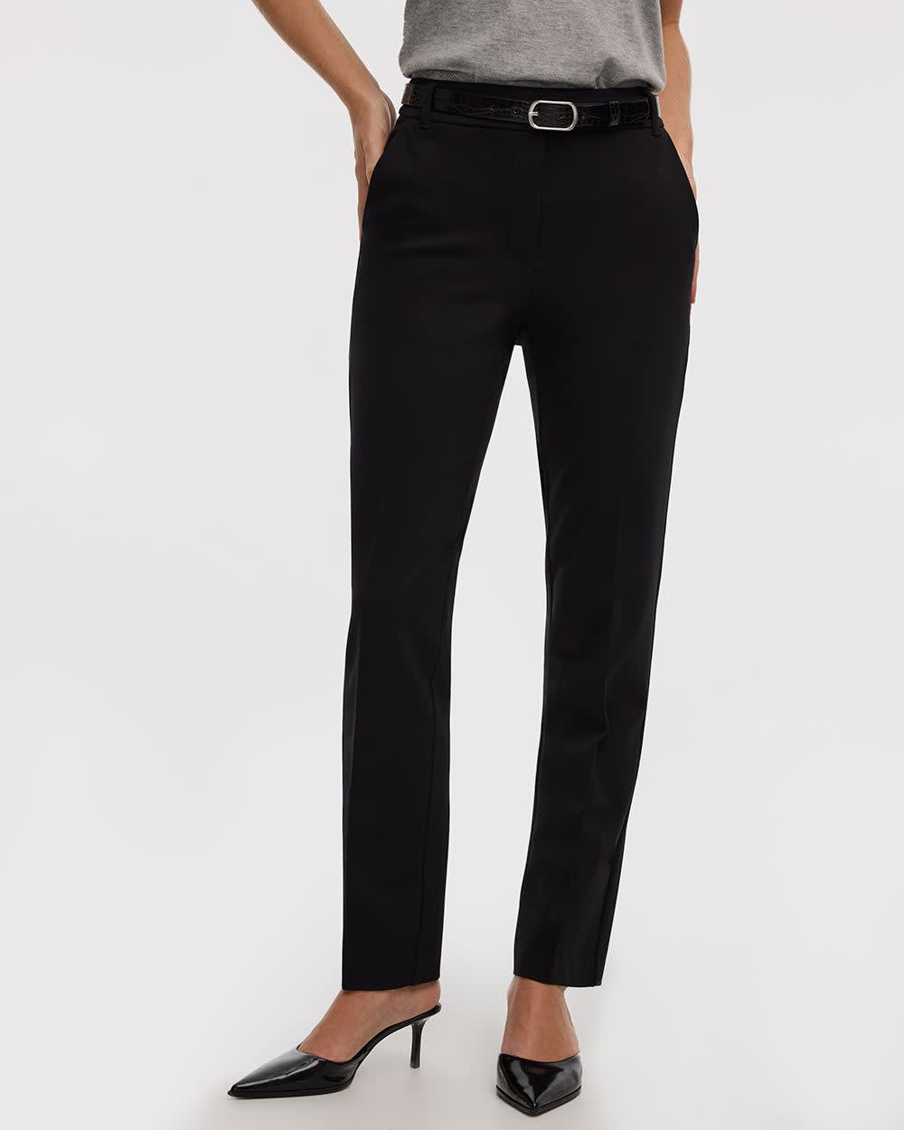 Straight-Leg High-Rise Pants - The Modern Stretch (R) - Image 3