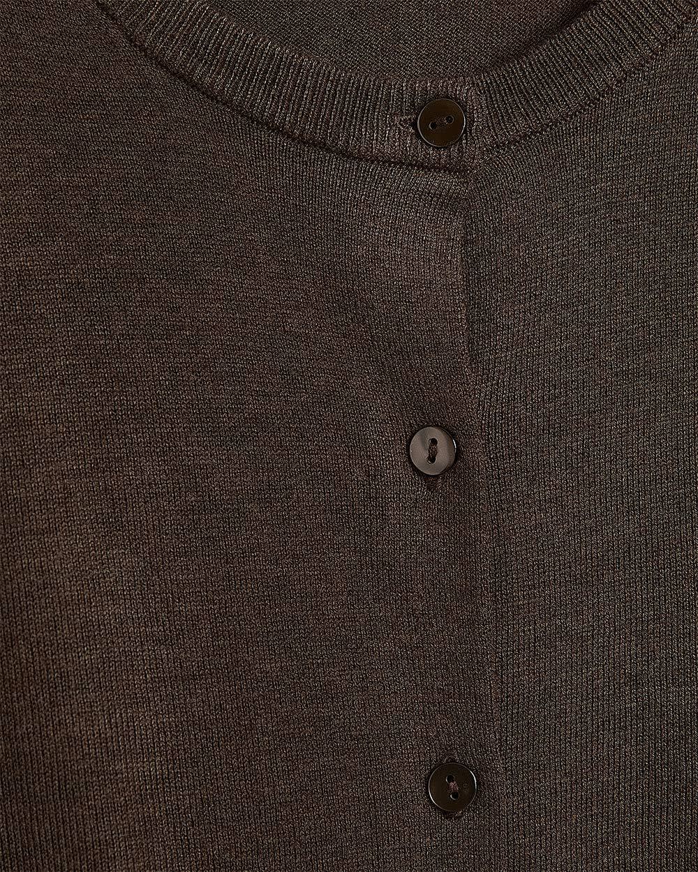 Crew-Neck Cardigan - R Essentials - Image 8
