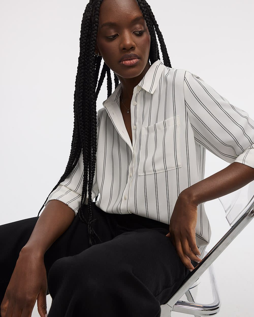 Long-Sleeve Blouse - R Essentials - Image 7