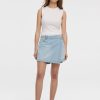 Denim Wrap Skort