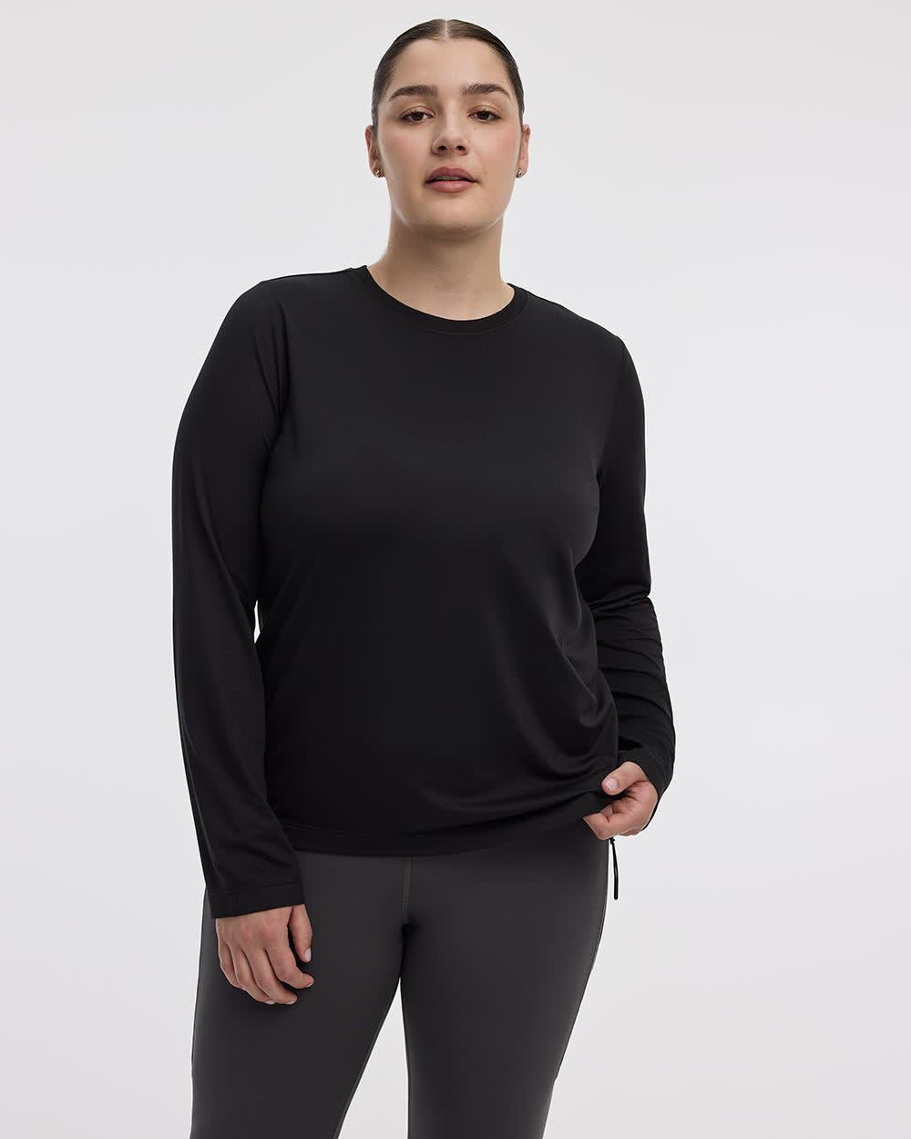 Long-Sleeve Crew-Neck T-Shirt - DRY-LUX (R) Hyba Essentials - Image 5