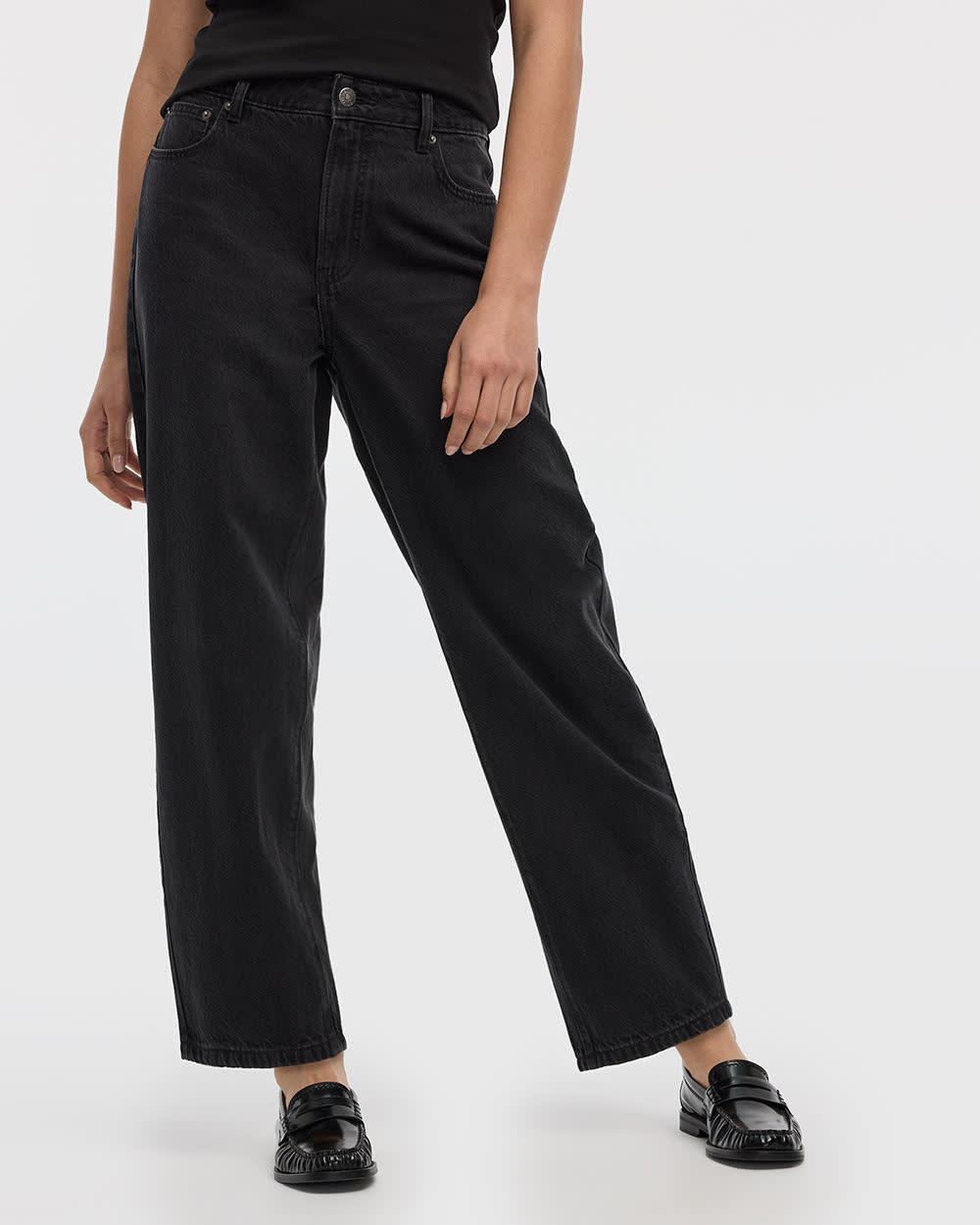 High-Rise Barrel Jeans - Image 3