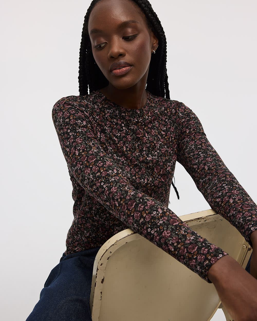 Long-Sleeve Crew-Neck Tee - R Essentials - Image 3