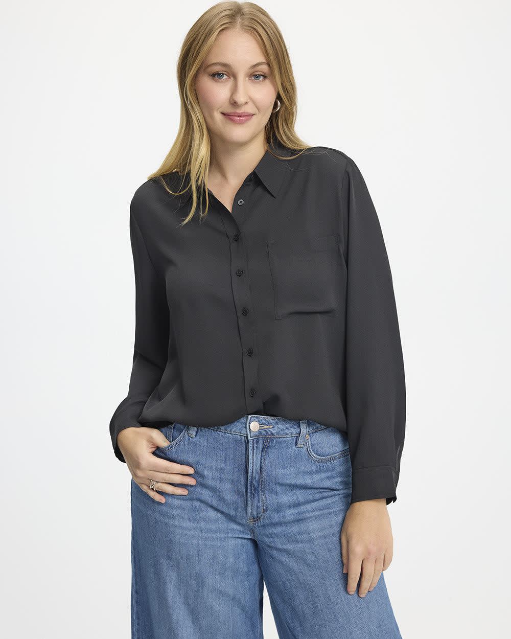 Long-Sleeve Blouse - R Essentials - Image 26