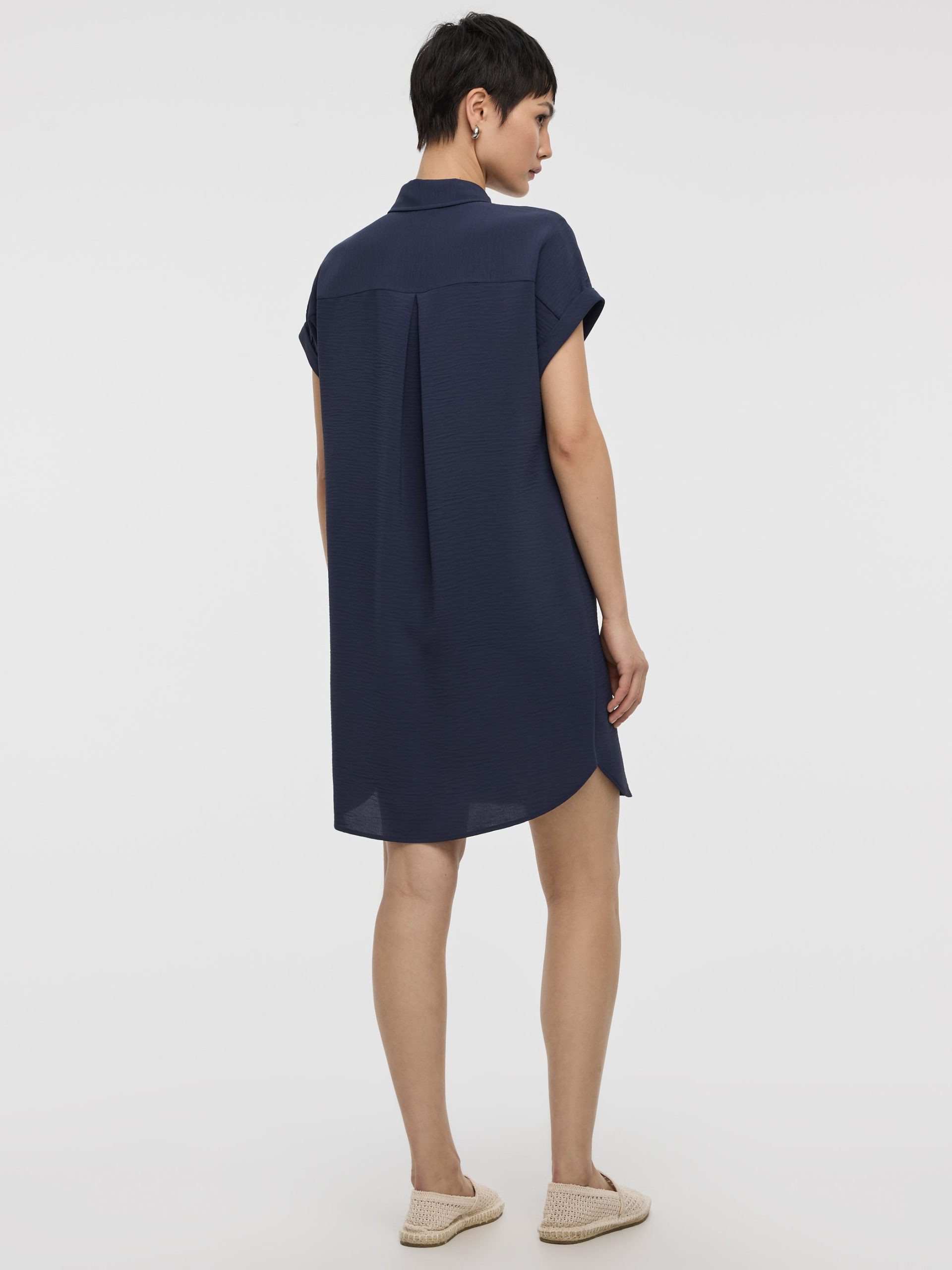Short-Sleeve Shirt Dress - Image 11