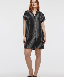 Short-Sleeve Shift Dress