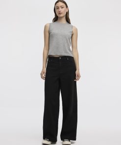 Wide-Leg High-Rise Jean