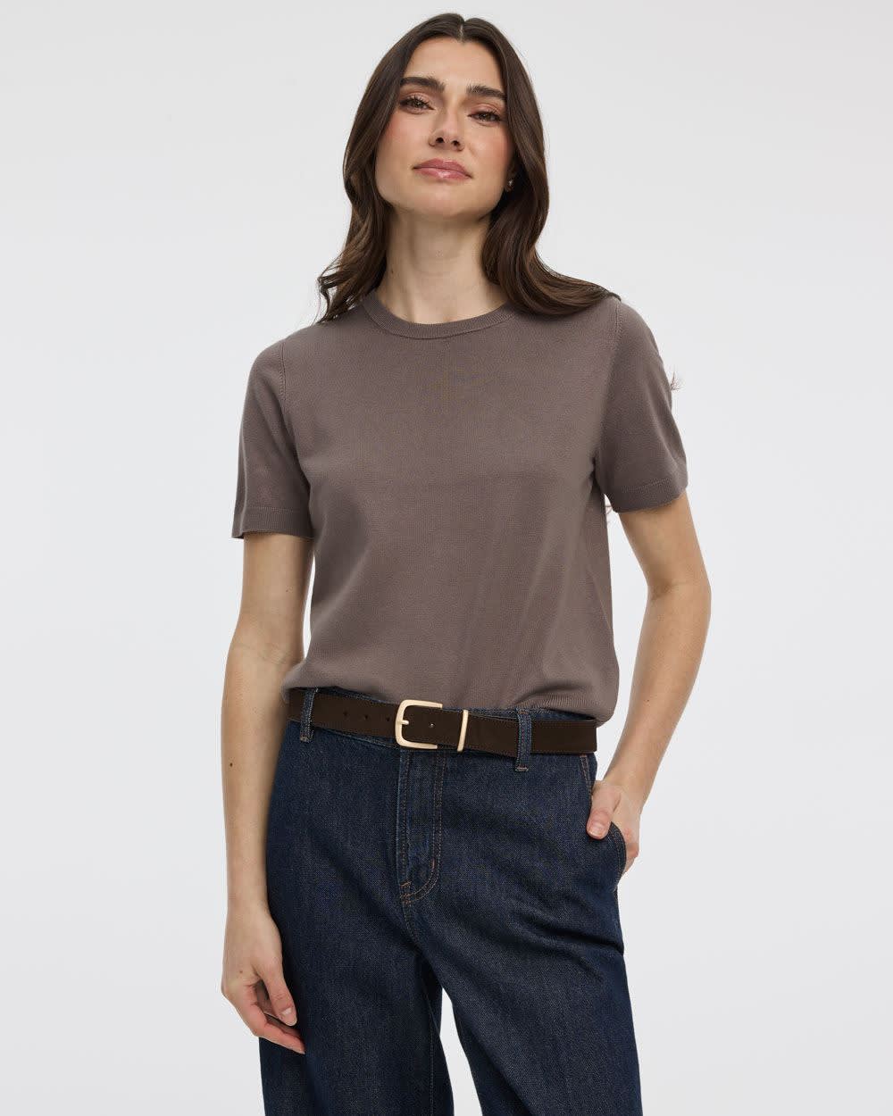 Crew-Neck Sweater Tee - R Essentials - Image 22