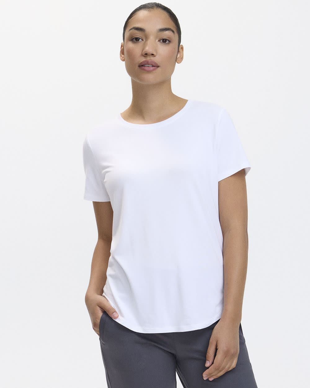 Short-Sleeve Crew-Neck Tee - DRY-LUX (R) Hyba Essentials - Image 18