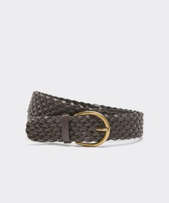 Braided Faux Leather Belt