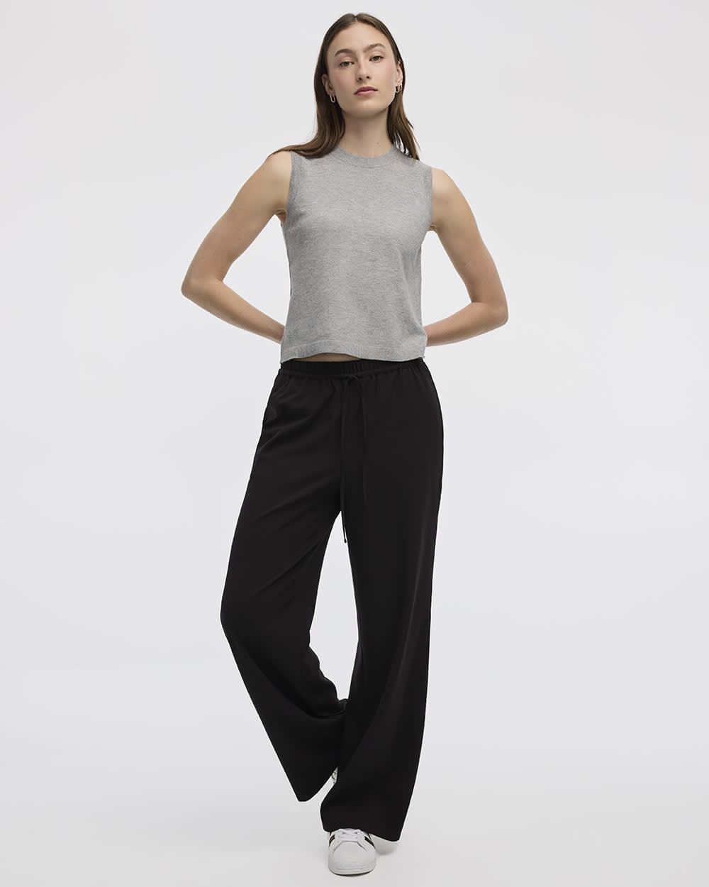 Wide-Leg High-Rise Pull-On Pant - The Timeless - Image 4