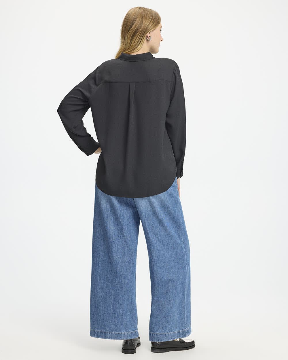 Long-Sleeve Blouse - R Essentials - Image 27