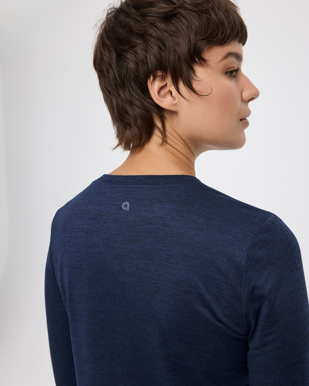 Long-Sleeve Crew-Neck T-Shirt - DRY-LUX (R) Hyba Essentials - Image 18