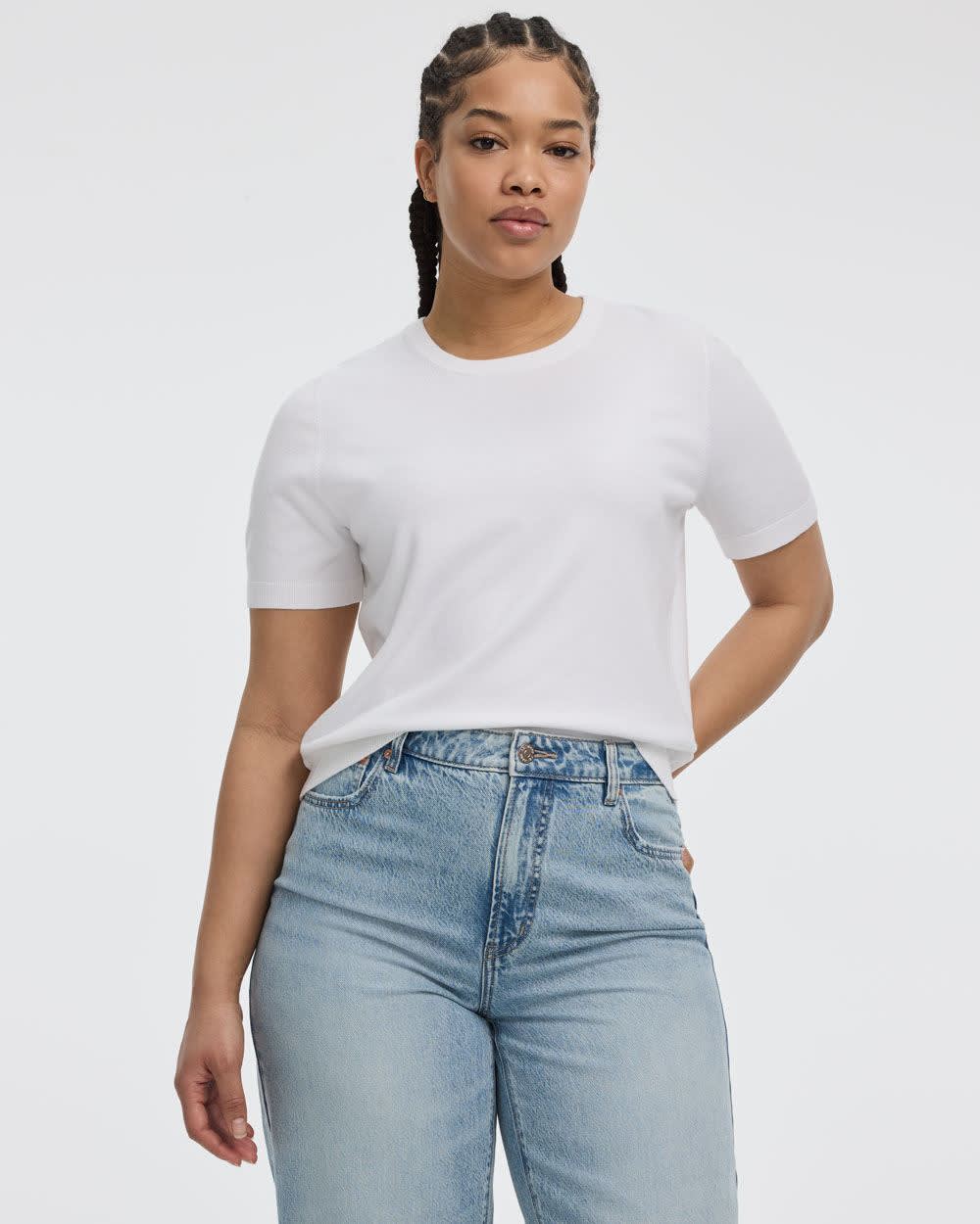 Crew-Neck Sweater Tee - R Essentials - Image 6