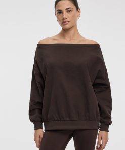 Off-the-Shoulder Long-Sleeve Top - Hyba