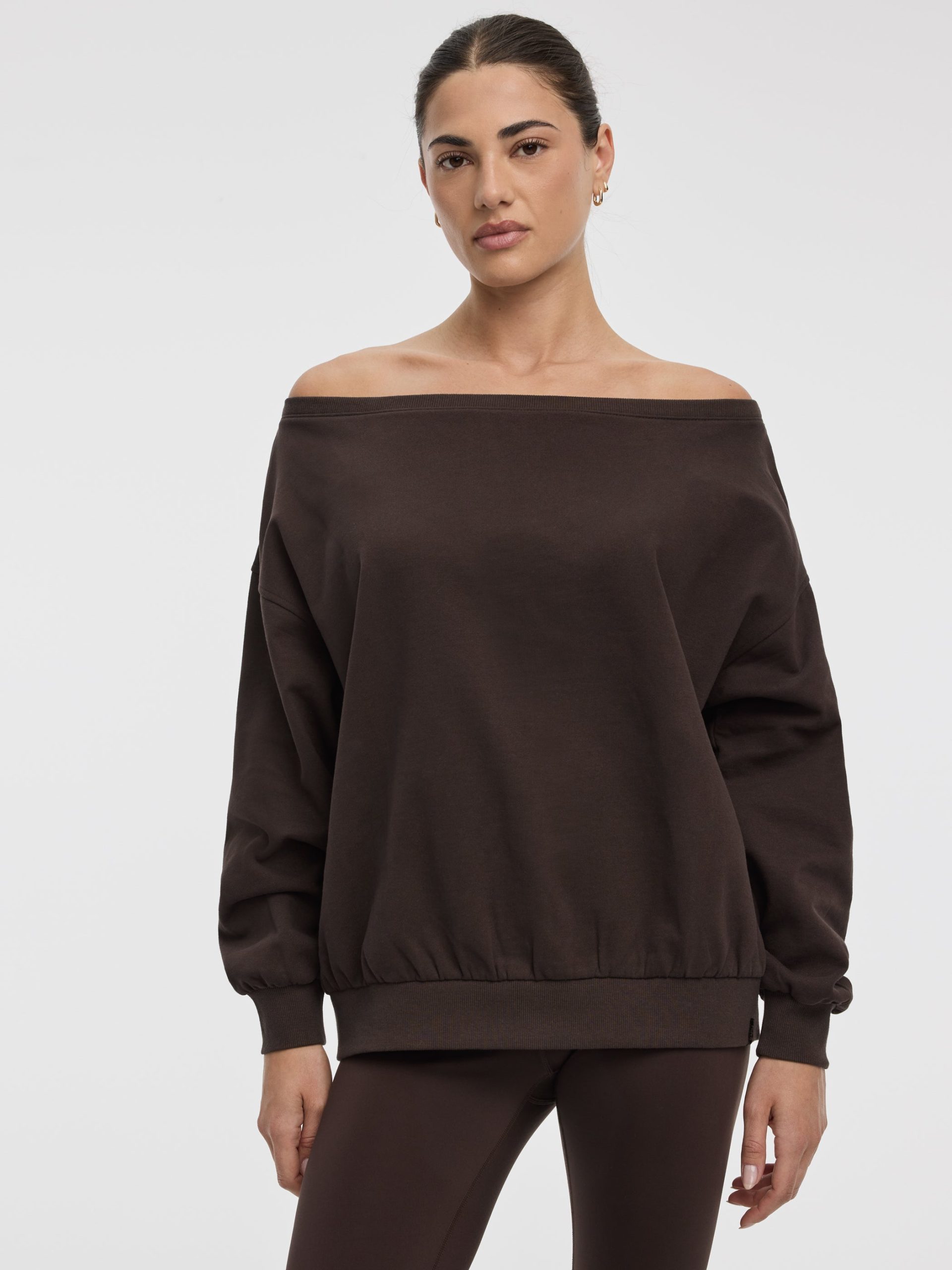 Off-the-Shoulder Long-Sleeve Top - Hyba