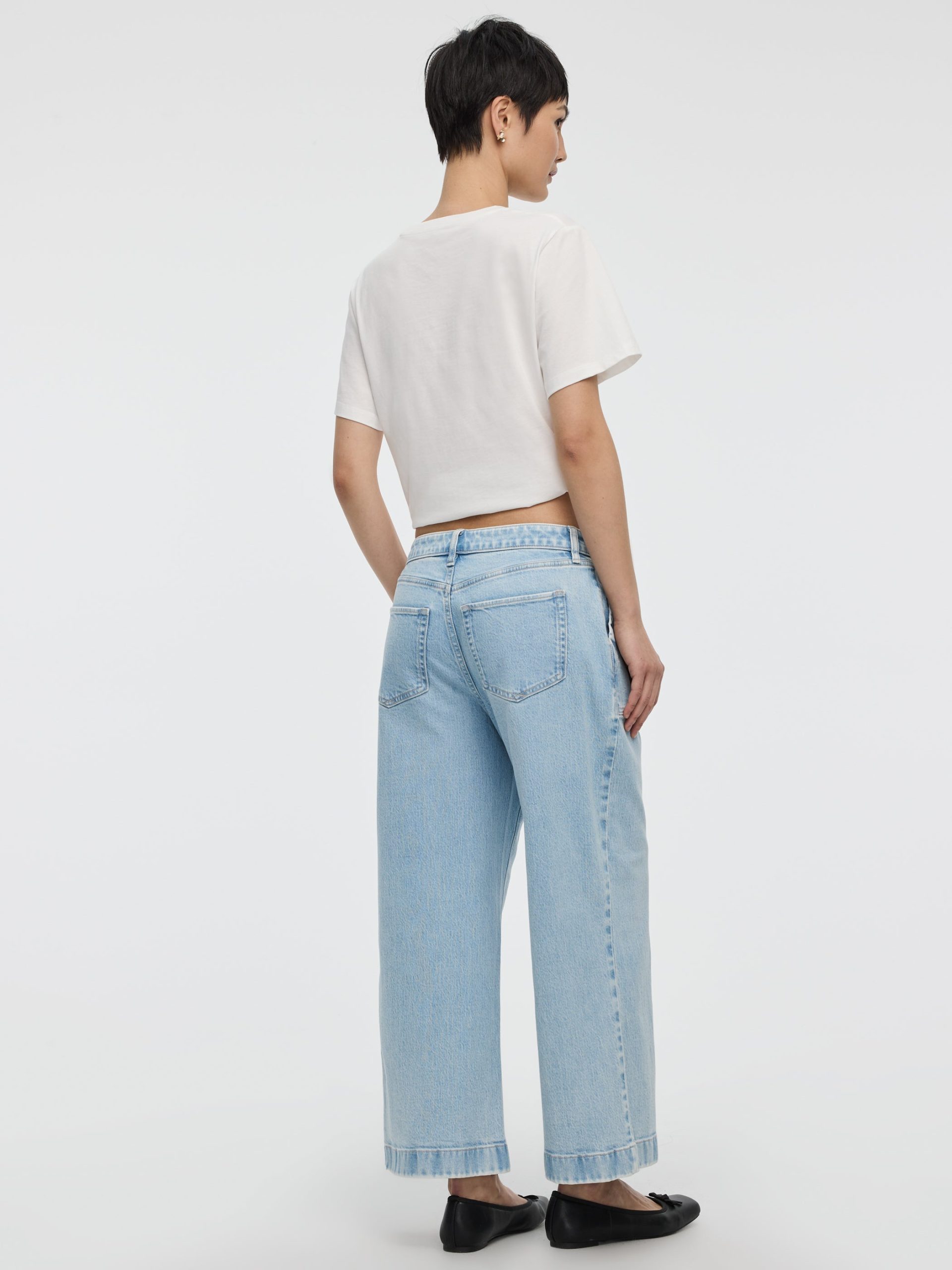 Wide-Leg High-Rise Cropped Jean - Image 5
