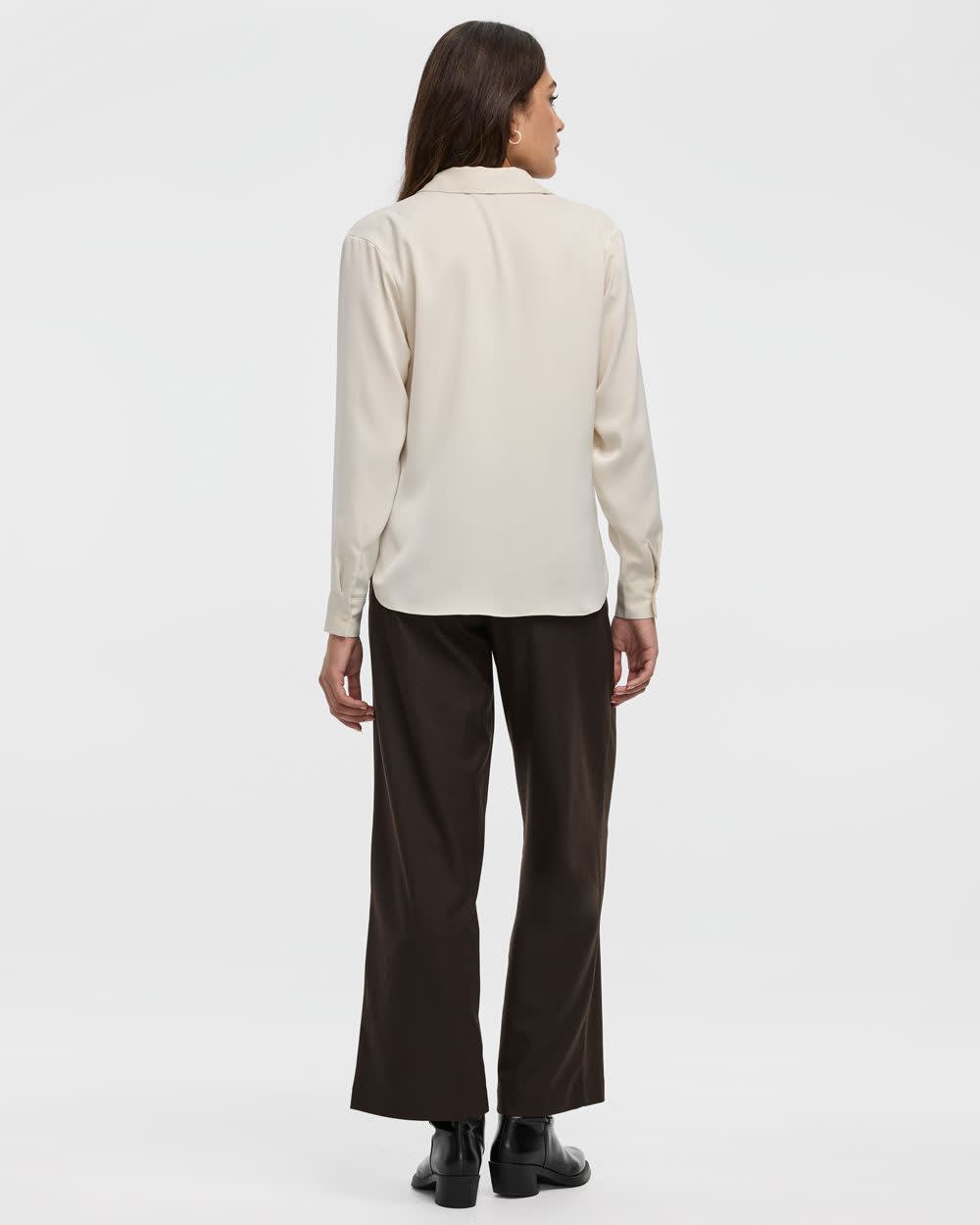 Satin Long-Sleeve Shirt - Image 6