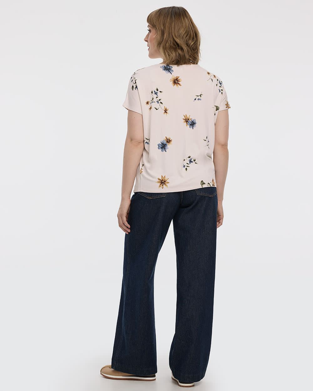 Short-Dolman-Sleeve Boat-Neck T-Shirt - Image 6