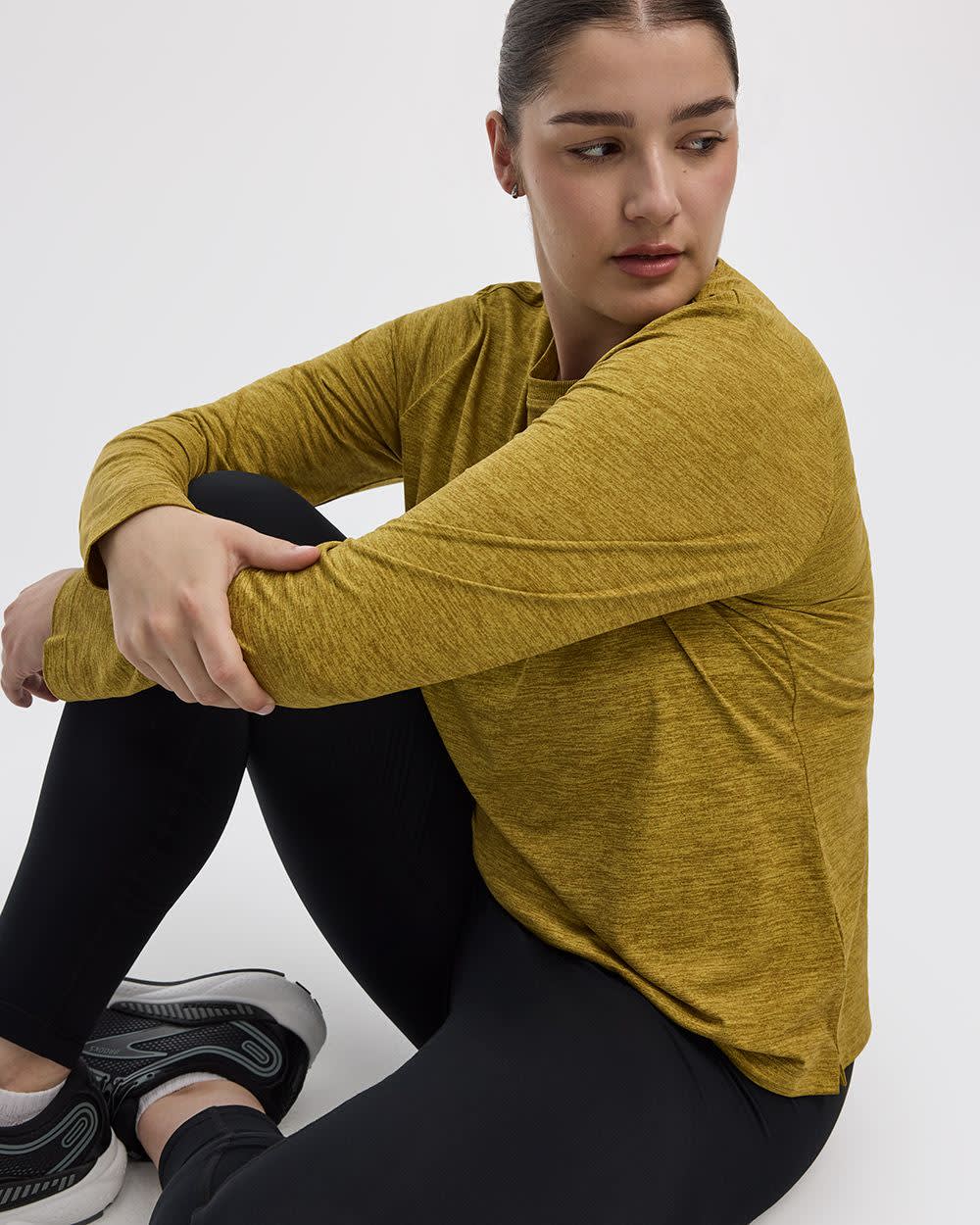 Long-Sleeve Crew-Neck T-Shirt - DRY-LUX (R) Hyba Essentials - Image 13