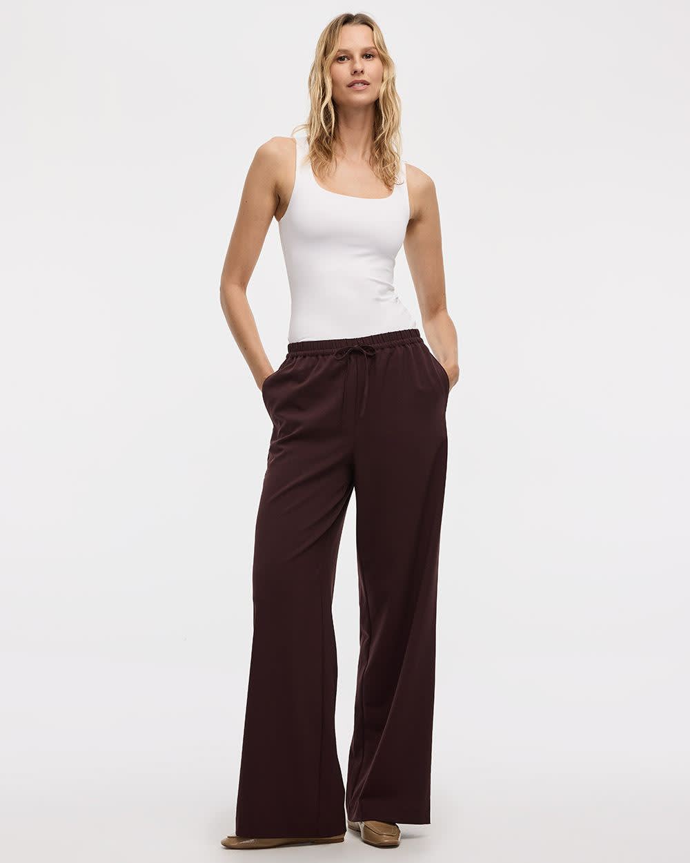 Wide-Leg High-Rise Pull-On Pant - The Timeless - Image 9