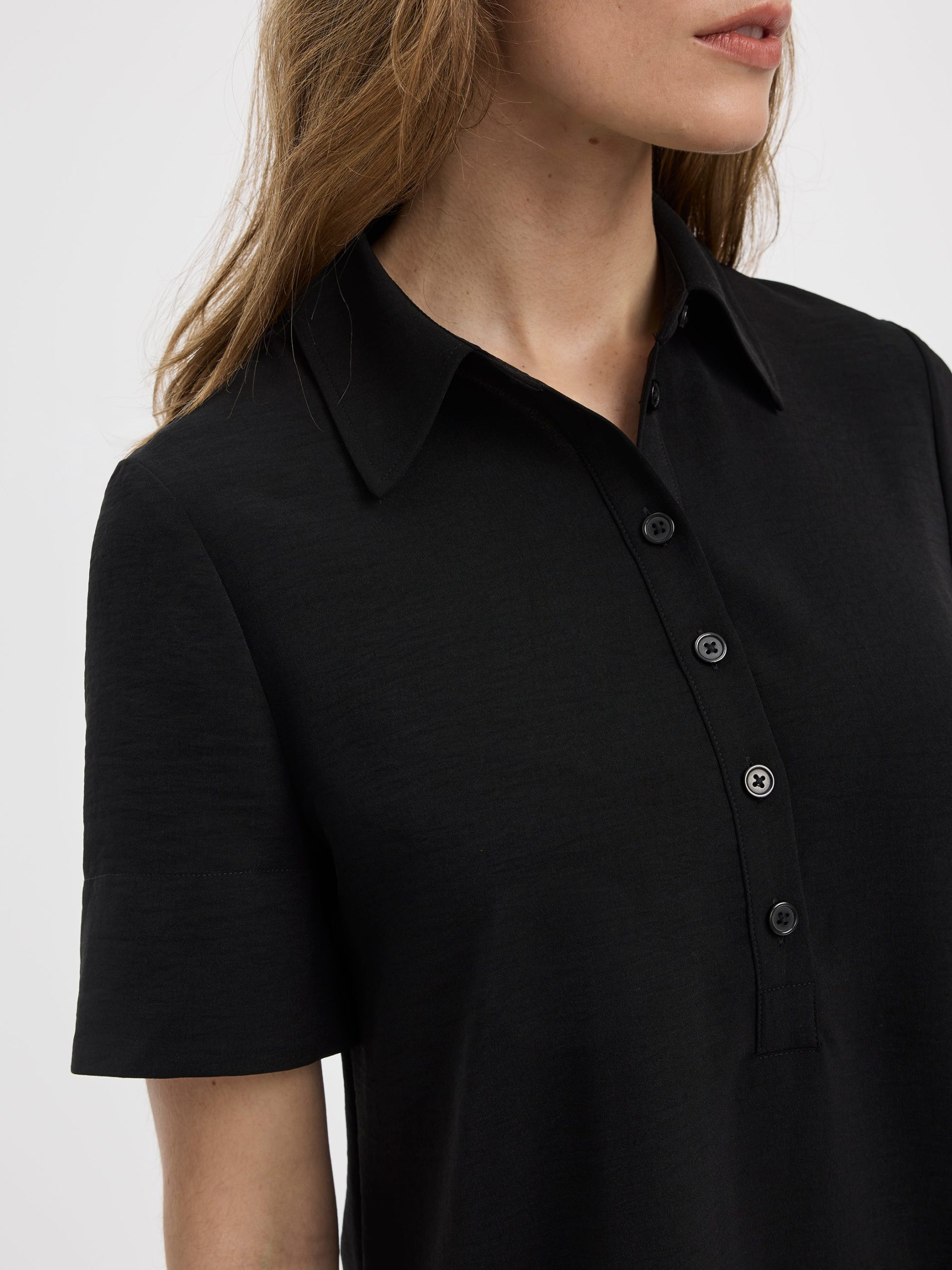 Short-Sleeve Polo Dress - Image 2