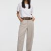 High-Rise Barrel Jeans
